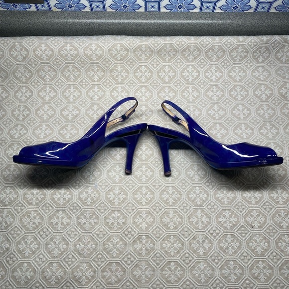 SOLD Custom Dyed Blue Cole Haan Heels - Picture 4 of 7